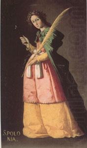 Francisco de Zurbaran St Apollonia (mk05) china oil painting image